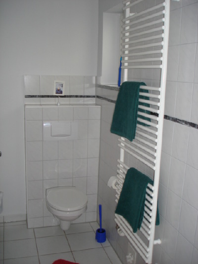 Badezimmer, Handtuchheizung u.a.